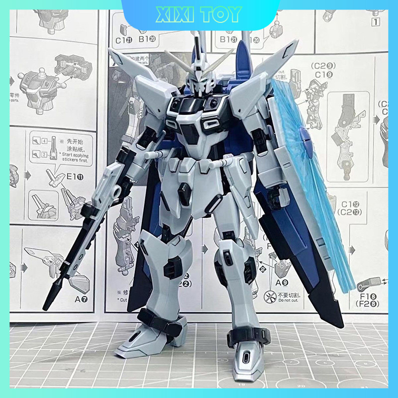 Bandai Gundam Rg - XD HG 1/144 ZGMF-X19A 無限正義アセンブリモデルキットグッズカスタマイズされたプラスチックアクションフィギュア玩具装飾品ギフト