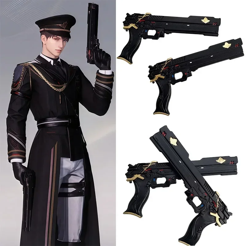 Anime Cosplay 2026 - 2026年アニメカーニバルパーティーコスチューム小道具ゲーム「ラブアンドディープスペース」ケイレブ公式ロールプレイ小道具「スターフェイアーコマンダー」ツインピストル