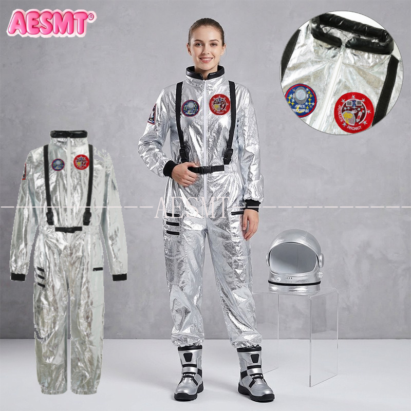 Anime Cosplay Bodysuit - 宇宙飛行士宇宙服コスプレ衣装消防士ジャンプスーツワンピースボディスーツハロウィンステージパフォーマンスパーティー衣装
