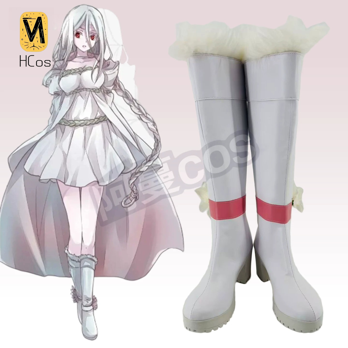Cosplay Anime Shoes - だから私はスパイダーだ、だから何だって？ シラオリ コスプレブーツ 高再現度 アニメコスプレ小道具 ステージパフォーマンス