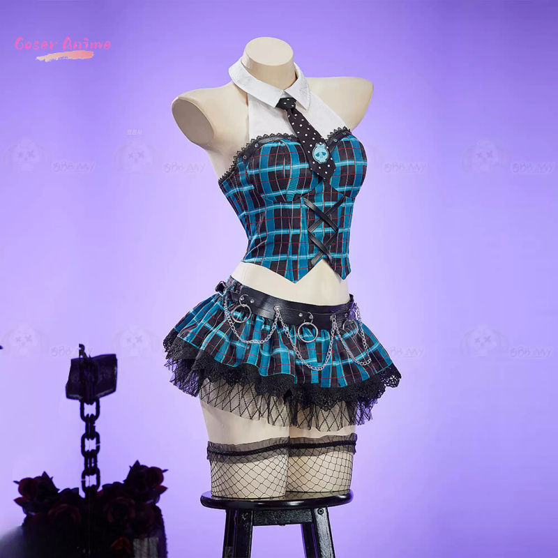 Anime Cosplay 2026 - フランキー・スタイン コスプレ衣装 – 女性用男性用制服 ハロウィンパーティー カーニバル小道具付き