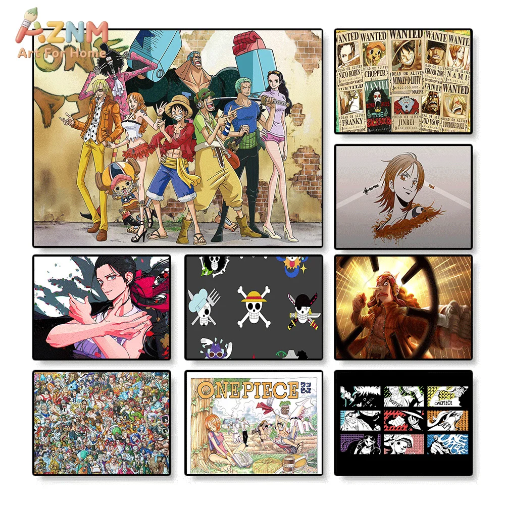 One Piece Straw Hat - VIVID GEM 5D DIY ワンピース つば広帽子の仲間探し