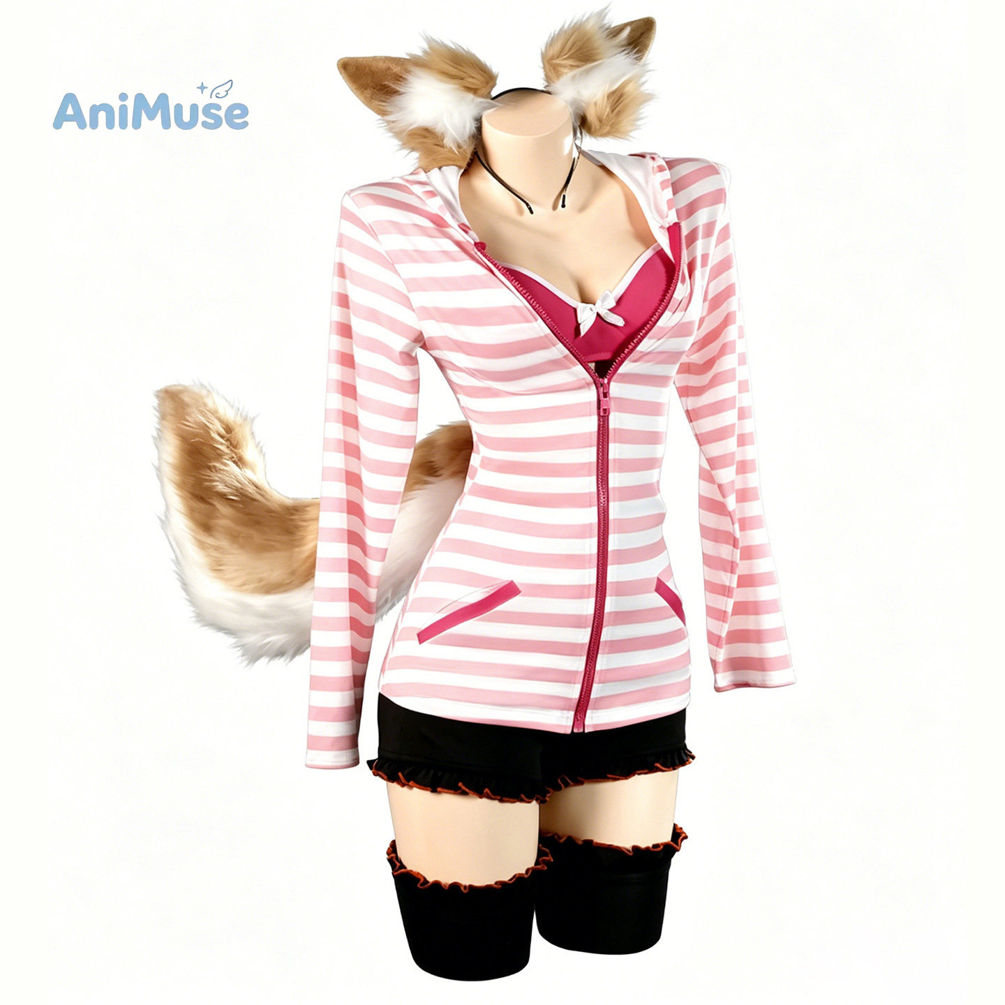 Anime Cosplay Pink - タマモノメイ コスプレ衣装 フェイト タマモノメイ コスチューム ピンク