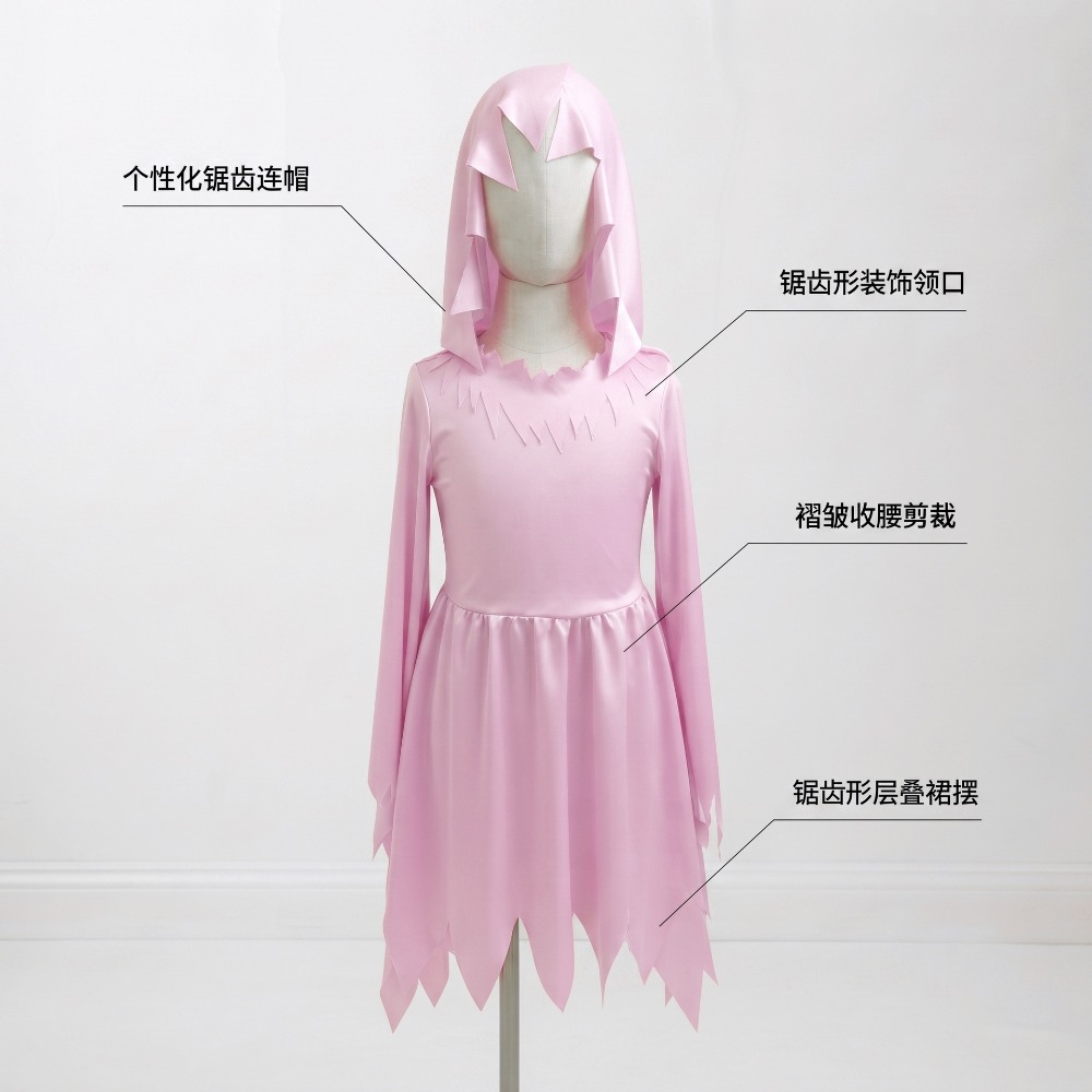 ハロウィーンの幽霊の仮装衣装、舞台パフォーマンス用、ハロウィ - Anime Cosplay Face のレビューと価格