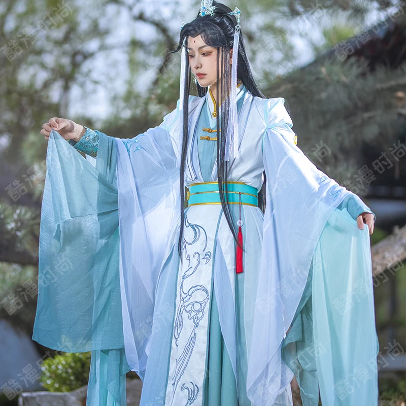 シーシンシュアン コスプレ衣装 風師娘 漢服 アニメ 天官賜 - Anime Cosplay Ladies のレビューと価格