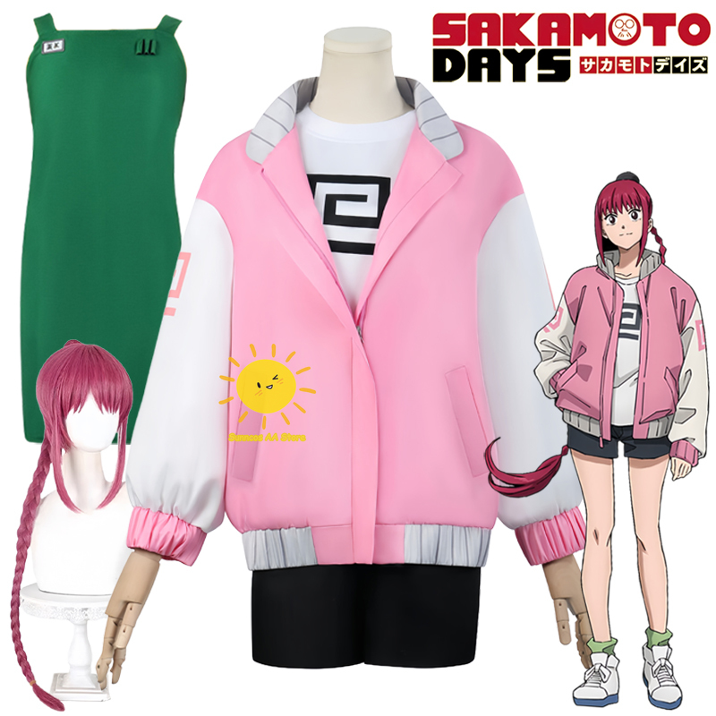 アニメ坂本日記コスプレ陸少棠コスプレ衣装シャツショーツコート - Anime Cosplay Mujer のレビューと価格