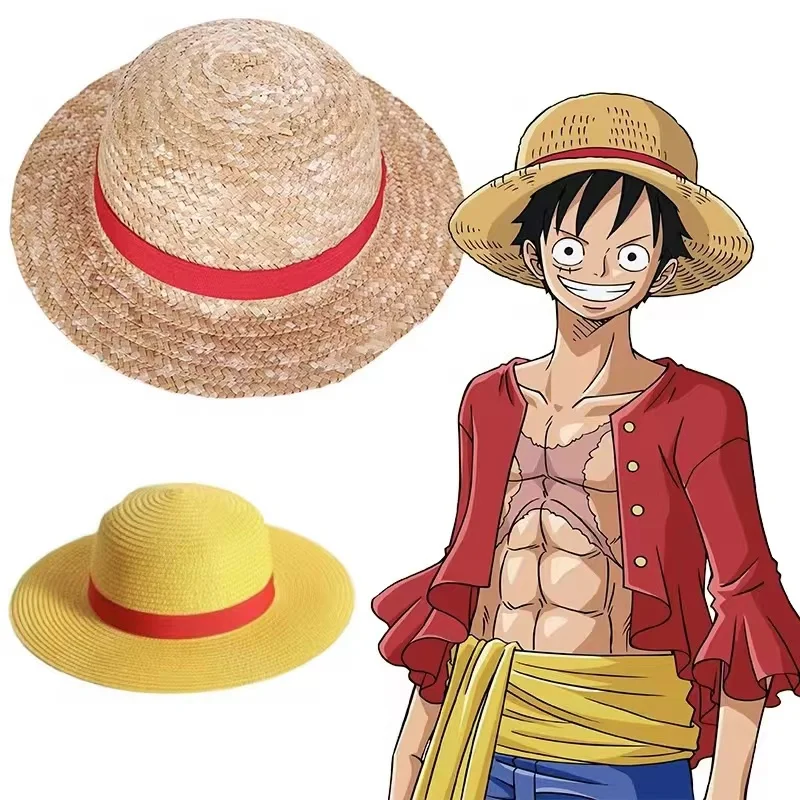 ルフィ麦わら帽子ワンピース漫画コスプレキャップアクセサリー日 - One Piece Straw Hat のレビューと価格