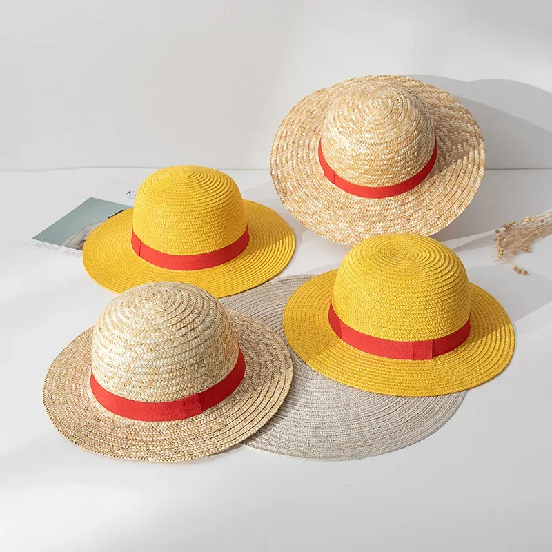 ルフィ麦わら帽子ワンピース漫画コスプレキャップアクセサリー日 - One Piece Straw Hat のレビューと価格