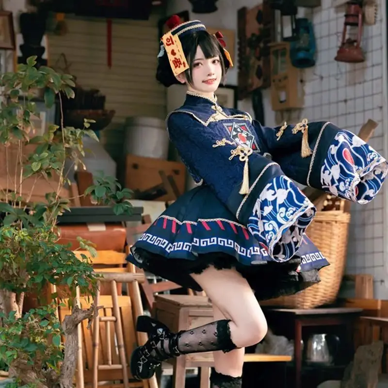 ロリータ中国風の甘いドレスかわいいアニメゾンビガールコスプレ - Anime Cosplay Girlfriend のレビューと価格