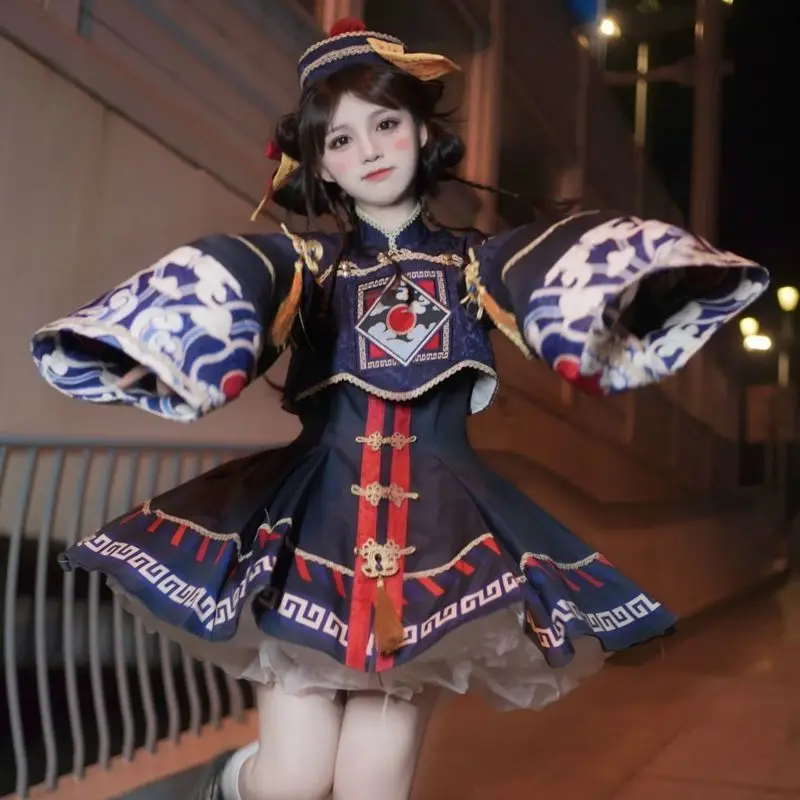 ロリータ中国風の甘いドレスかわいいアニメゾンビガールコスプレ - Anime Cosplay Girlfriend のレビューと価格