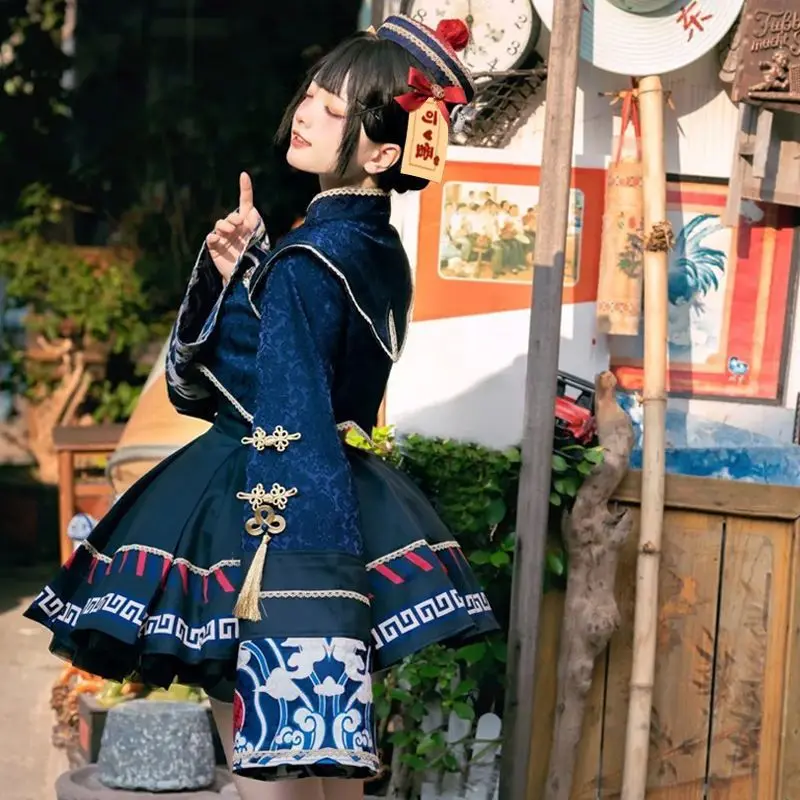 ロリータ中国風の甘いドレスかわいいアニメゾンビガールコスプレ - Anime Cosplay Girlfriend のレビューと価格