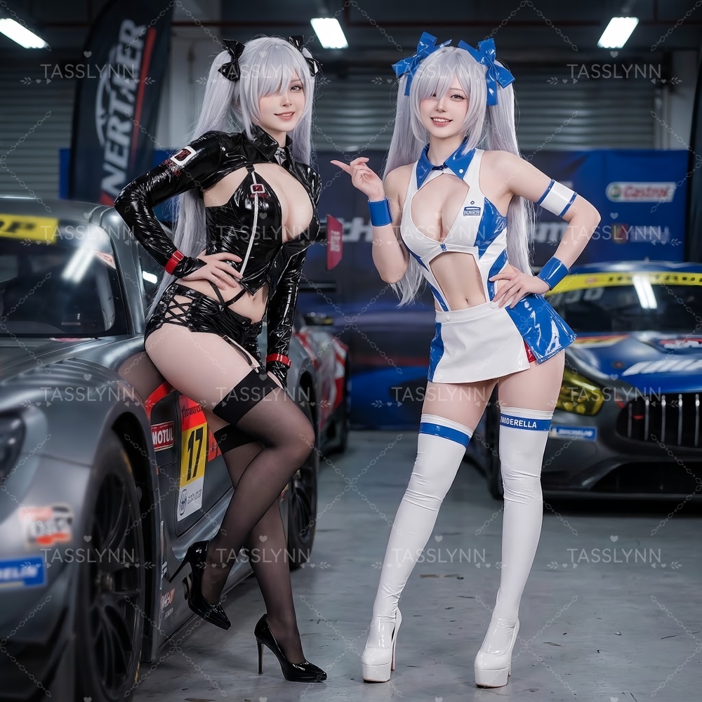 シンデレラ・レースのコスプレ衣装、光沢のあるPU素材のレーシ - Anime Cosplay Black Girl のレビューと価格