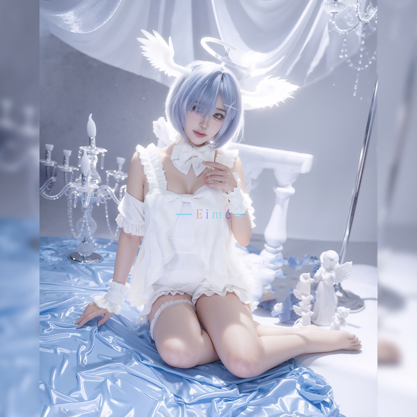 アニメ『Re:Life Zero』のレムのコスプレ衣装。女性 - Anime Cosplay Rem のレビューと価格