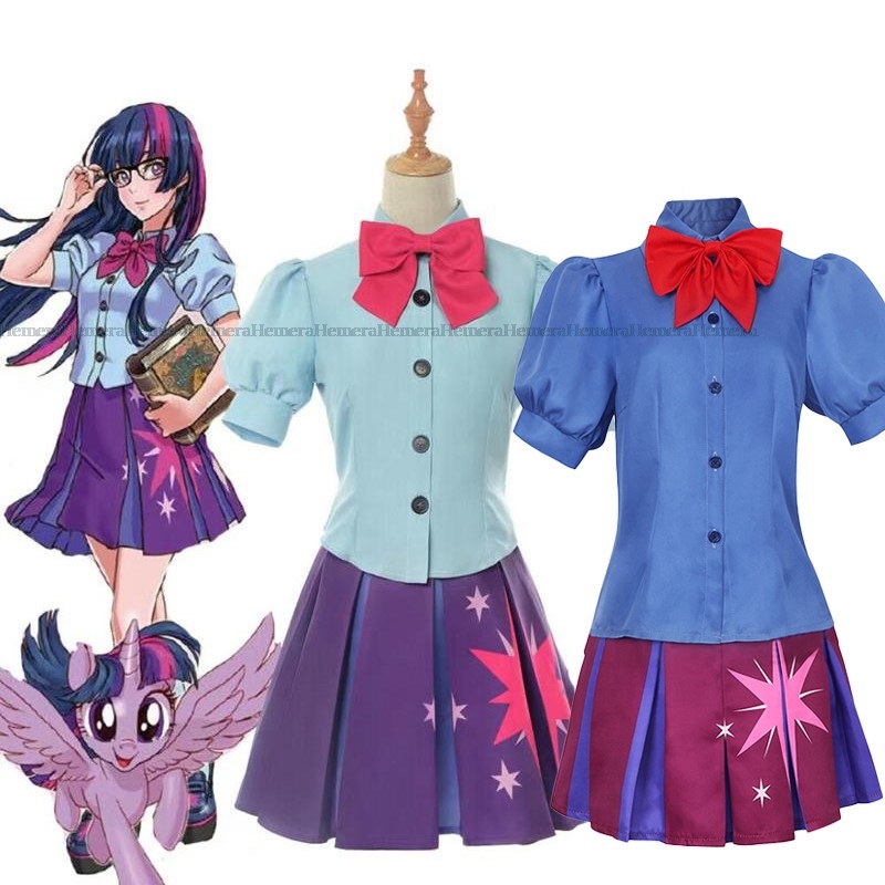 女の子のための小さなポニーのコスプレ衣装,トワイライトウィッ - Anime Cosplay Yor のレビューと価格