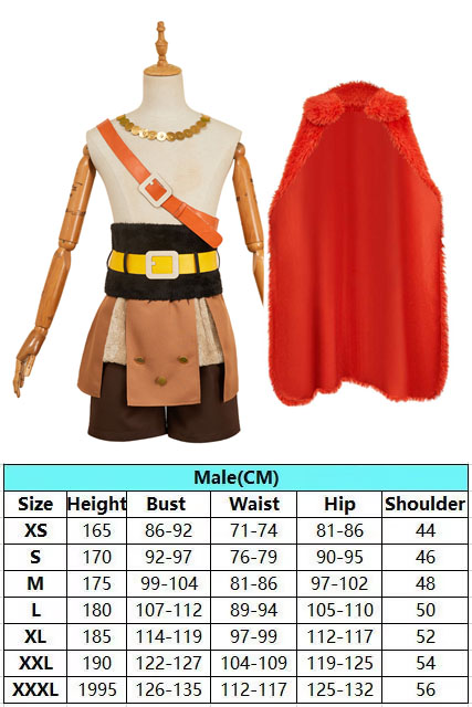 エルバフ変装ファンタジールフィコスプレ衣装マント革スーツ大人 - Anime Cosplay Luffy のレビューと価格