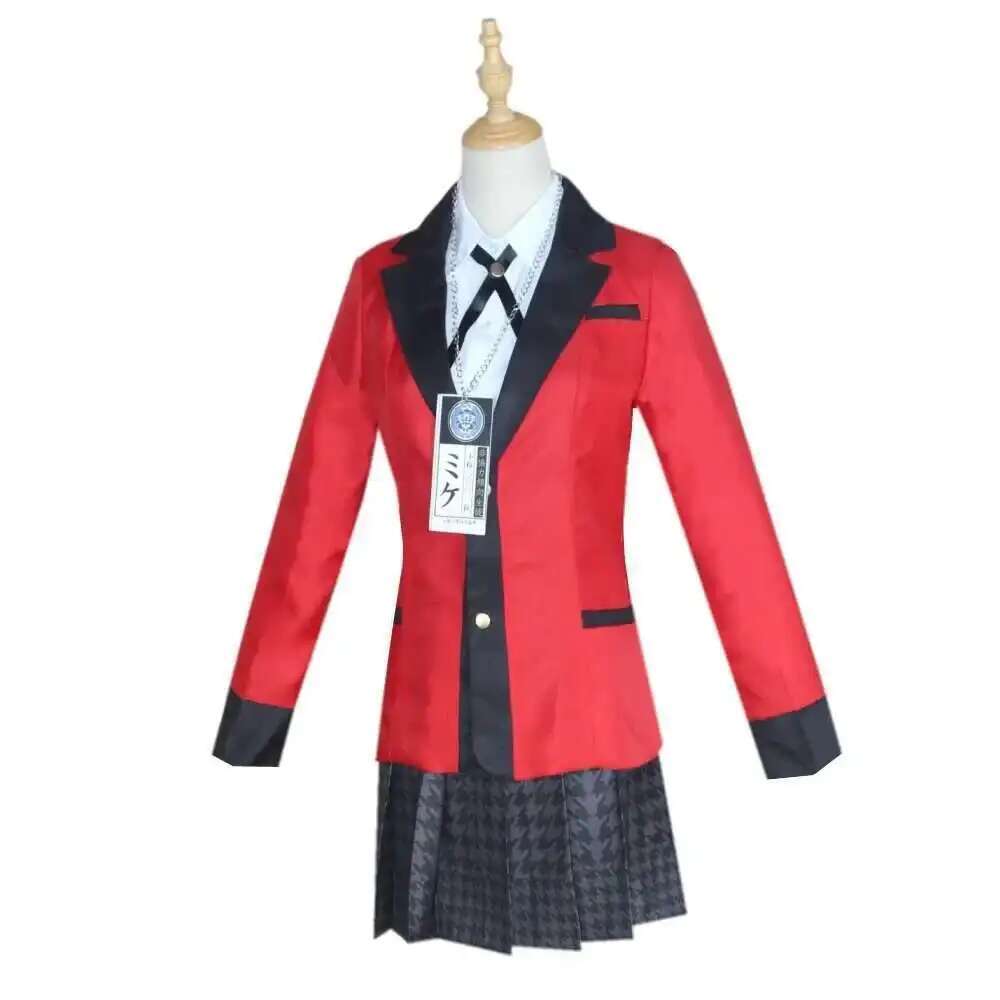アニメ賭ケグルイ Jabami 夢子コスプレ衣装ハロウィンさ - Anime Cosplay Girlfriend のレビューと価格