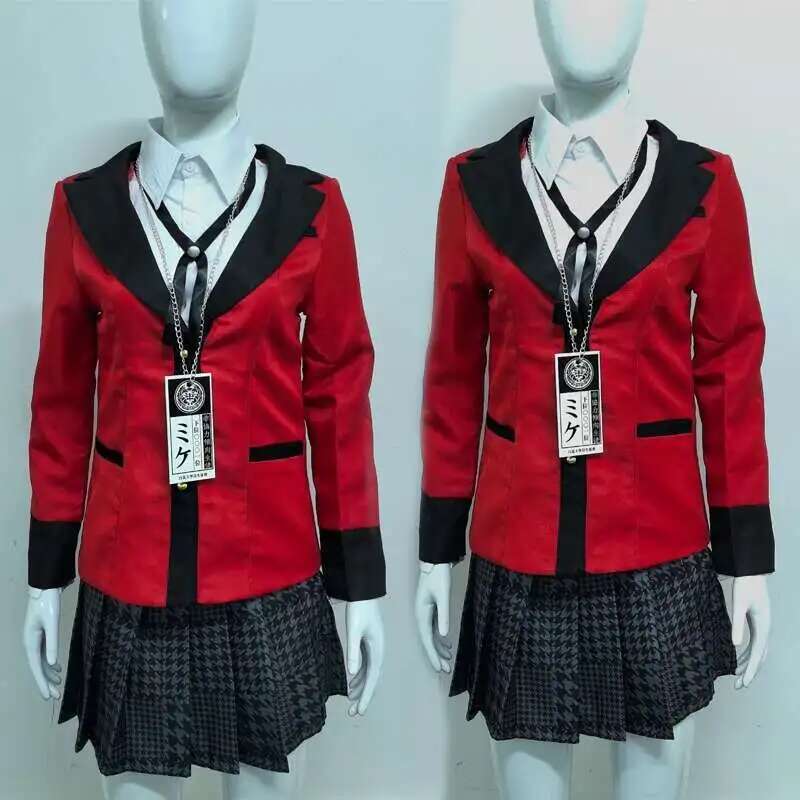 アニメ賭ケグルイ Jabami 夢子コスプレ衣装ハロウィンさ - Anime Cosplay Girlfriend のレビューと価格