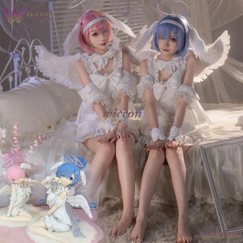 CosRoom Re:0 ラムレムリラックスタイムコスプレ衣 - Anime Cosplay Rem のレビューと価格