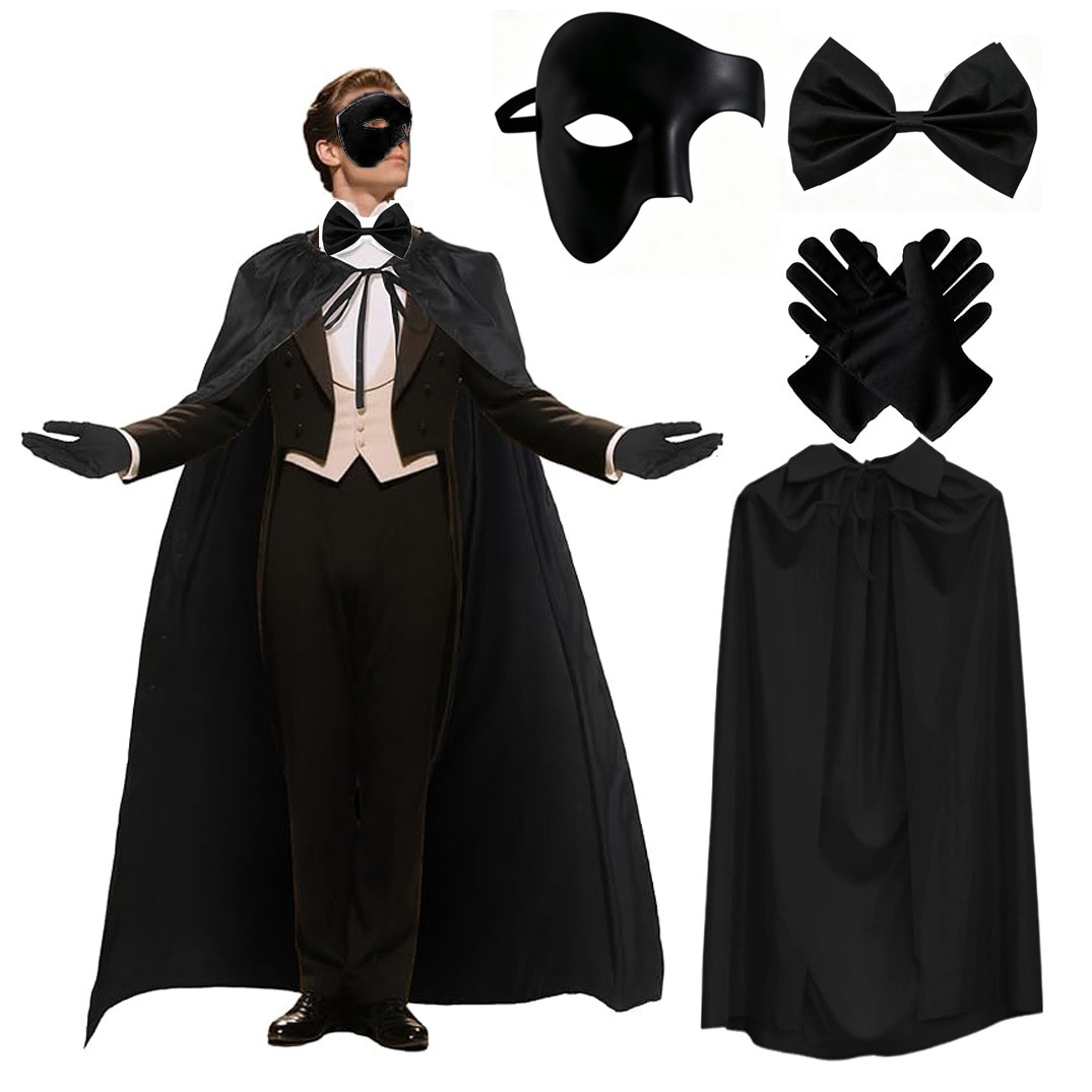 4点セット ゴシックマジシャン ドレスアップセット ハーフフ - Anime Cosplay Face のレビューと価格