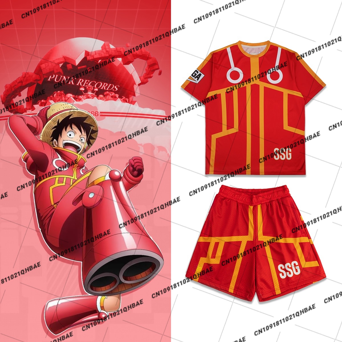 新しいエッグヘッド島モンキー D. ルフィアニメ愛好家コスプ - Costume Anime Cosplay のレビューと価格
