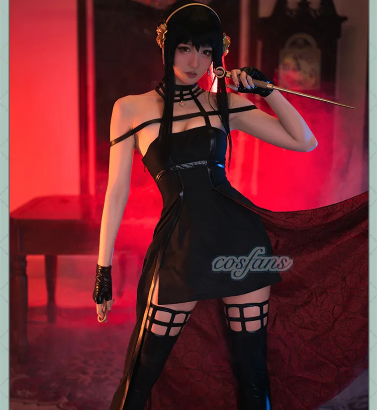 スパイ X ファミリーヨルフォージャーコスプレゴシックホルタ - Anime Cosplay Yor のレビューと価格