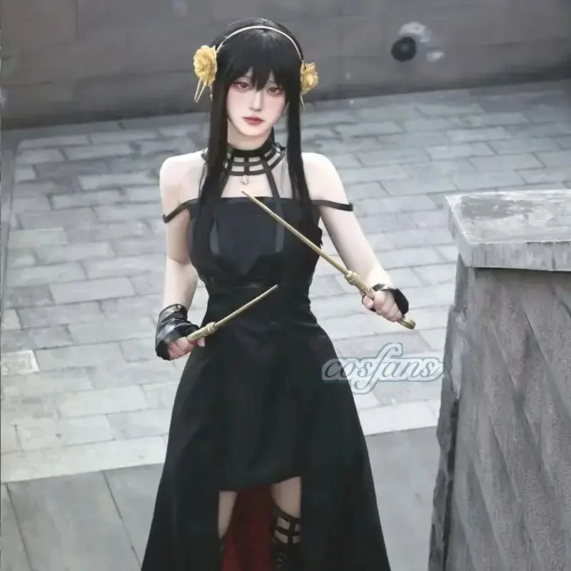 スパイ X ファミリーヨルフォージャーコスプレゴシックホルタ - Anime Cosplay Yor のレビューと価格