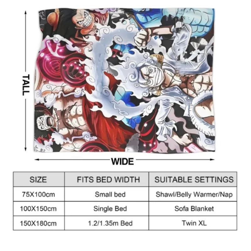 ルフィ ワンピース ソファ用スローブランケット ふわふわ柔ら - One Piece Straw Hat のレビューと価格