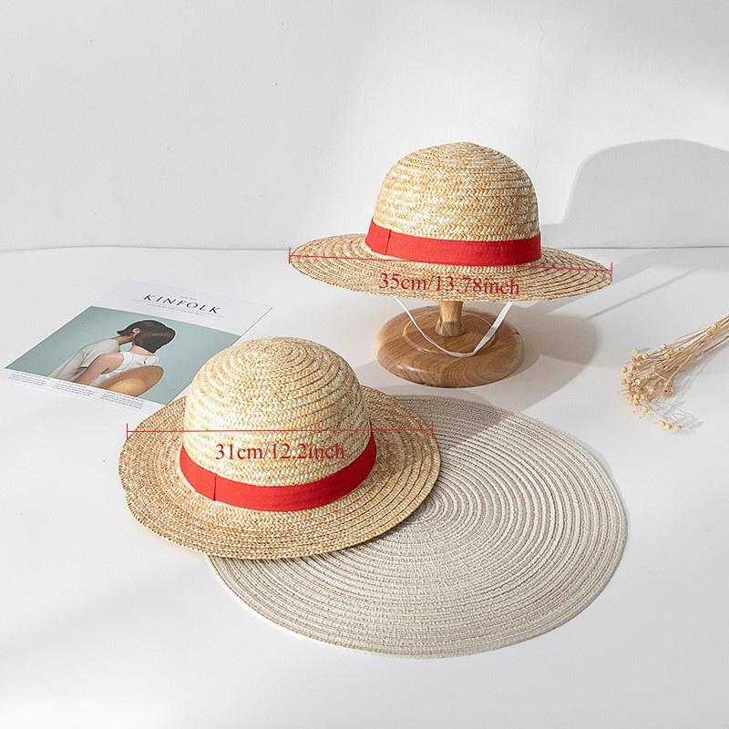 麦わら帽子アニメコスプレ小道具ルフィキャップロールプレイ漫画 - One Piece Straw Hat のレビューと価格
