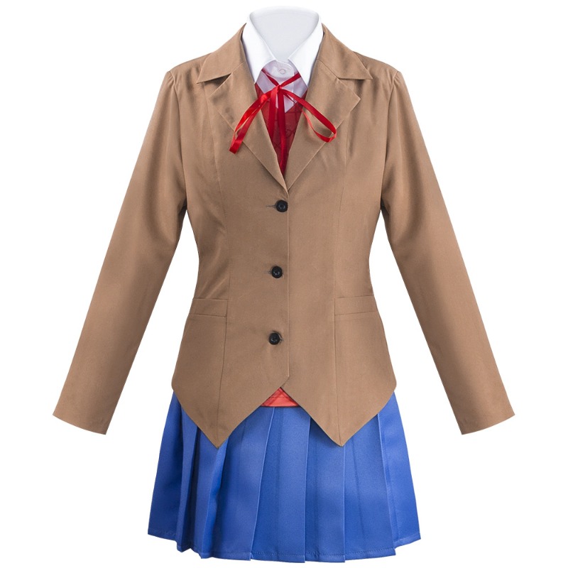 Spiel ドキドキ文学クラブ モニカ コスプレ さより ユ - Anime Cosplay Kostüm のレビューと価格