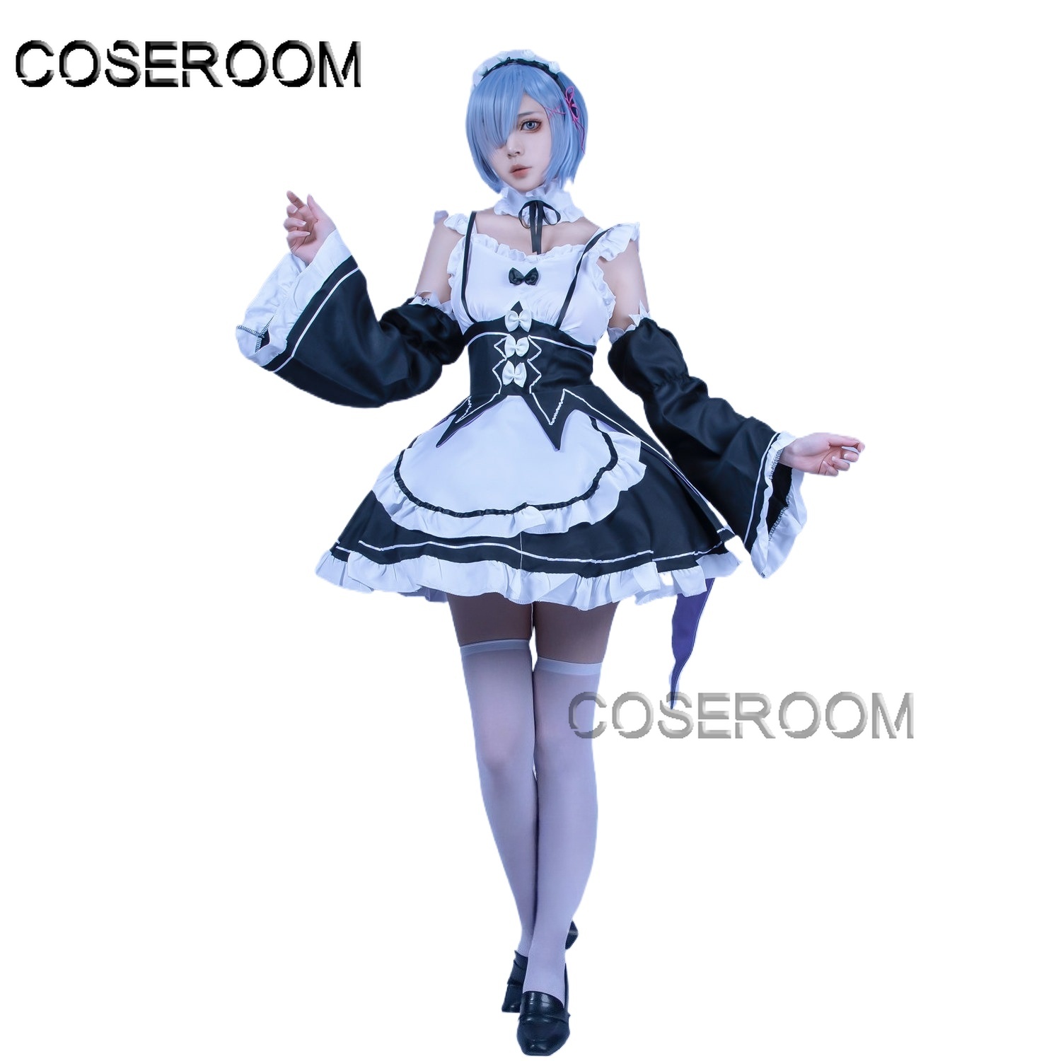 再ゼロから始める異世界生活かわいいレムドレスラムコスプレ衣装 - Anime Cosplay Rem のレビューと価格