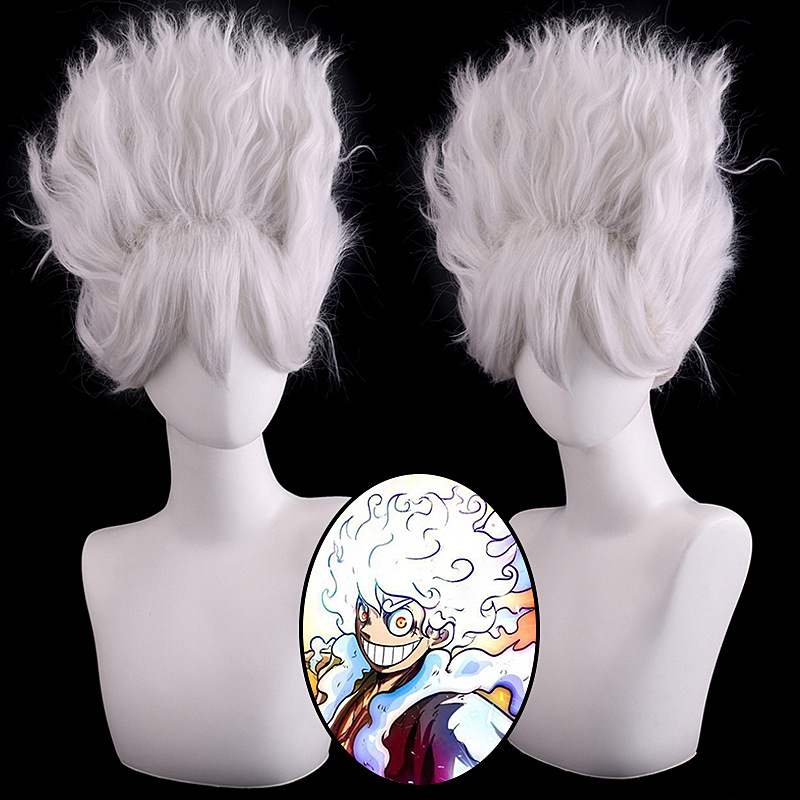 アニメ白いルフィコスプレギア 5 ニックフォームウィッグルフ - Anime Cosplay Luffy のレビューと価格