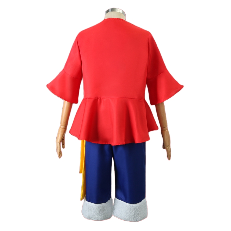 ルフィコスプレ衣装帽子かつらアニメ OP 子供大人ハロウィン - Anime Cosplay Luffy のレビューと価格
