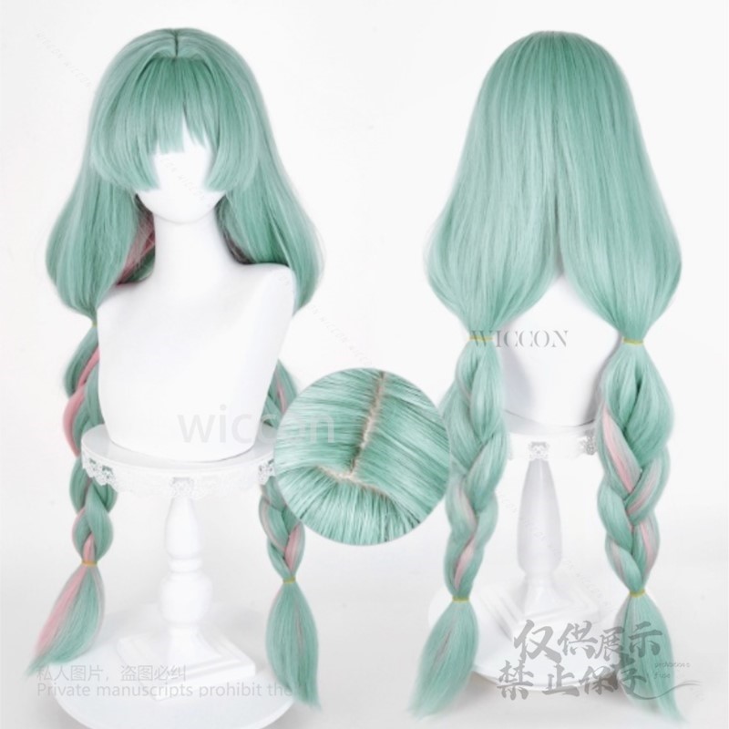アニメ Phrolova コスプレウィッググリーンピンク混合 - Costume Anime Cosplay のレビューと価格