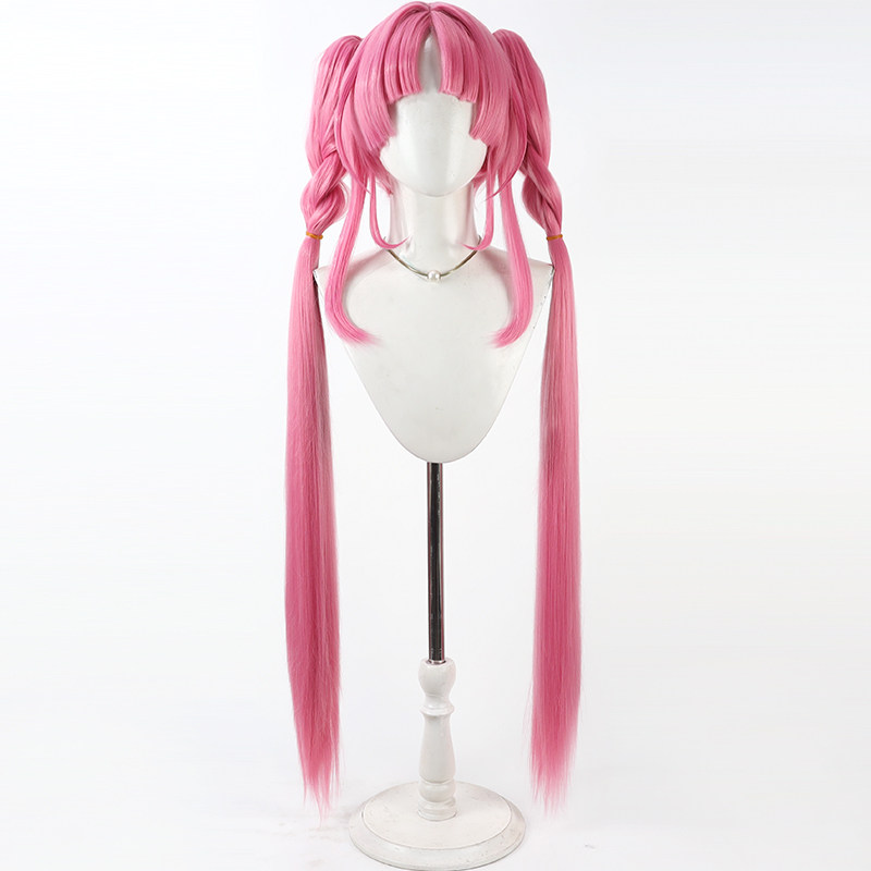 小林美久る コスプレウィッグ ピンク ロング 人工毛 耐熱性 - Anime Cosplay Pink のレビューと価格