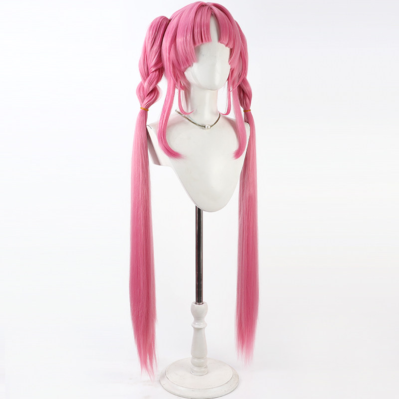 小林美久る コスプレウィッグ ピンク ロング 人工毛 耐熱性 - Anime Cosplay Pink のレビューと価格