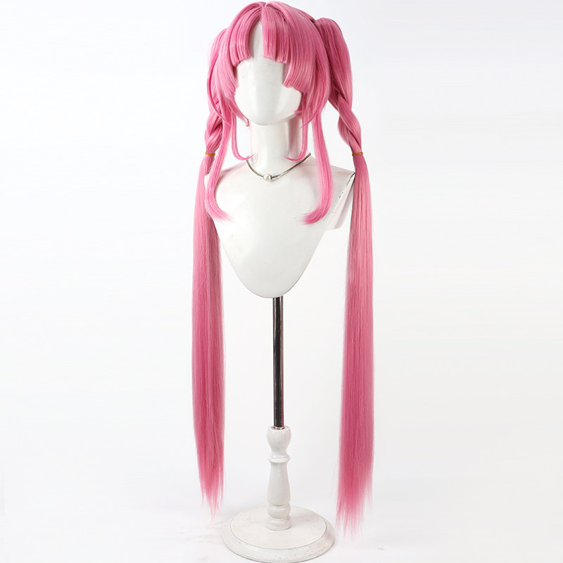 小林美久る コスプレウィッグ ピンク ロング 人工毛 耐熱性 - Anime Cosplay Pink のレビューと価格