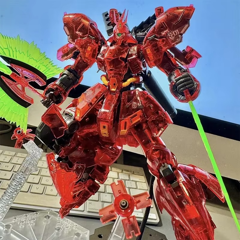 RG/144 サザビ クリーブ カラフル 透明メカ組み立てモ - Bandai Gundam Rg のレビューと価格