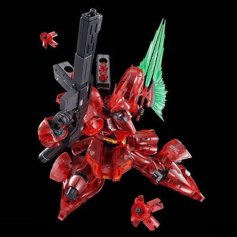 RG/144 サザビ クリーブ カラフル 透明メカ組み立てモ - Bandai Gundam Rg のレビューと価格