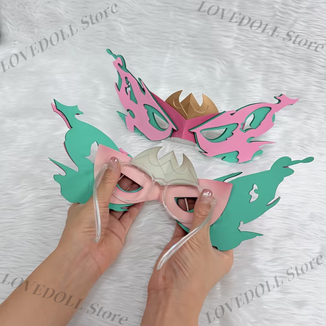 アニメ『原神』ヴァレサのコスプレ用フェイスマスク、漫画風マス - Anime Cosplay Face のレビューと価格