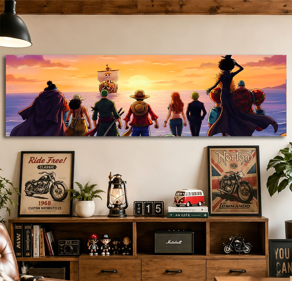 ワンピース 麦わら帽子の一味 Q タペストリー、ルフィ ゾロ - One Piece Straw Hat のレビューと価格