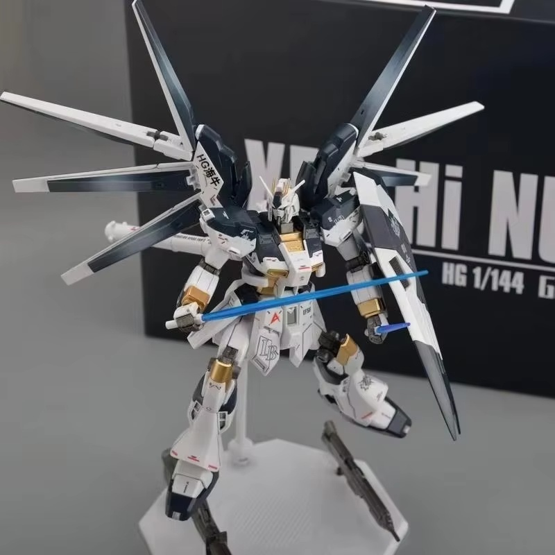 Hi-ν Hi Nu GPB カラー HG 1/144 スケ - Bandai Gundam Rg のレビューと価格