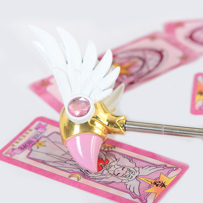 カードキャプターさくら バードヘッド魔法の杖 中サイズ ピン - Anime Cosplay Easy のレビューと価格