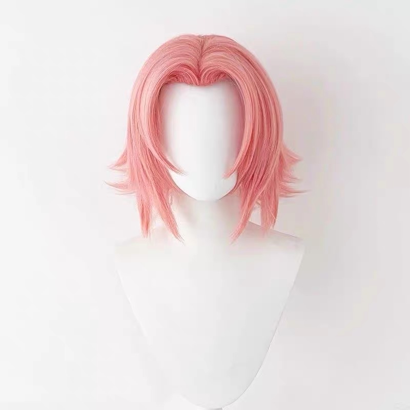HAIRJOY 人工毛ウィッグ ピンクのハルノ・サクラ風コス - Anime Cosplay Easy のレビューと価格