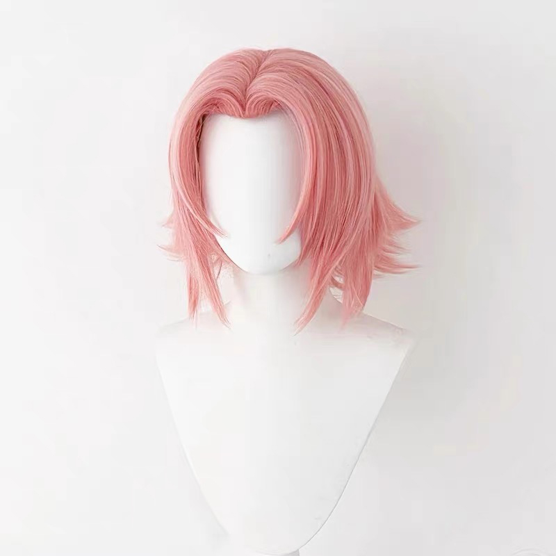 HAIRJOY 人工毛ウィッグ ピンクのハルノ・サクラ風コス - Anime Cosplay Easy のレビューと価格